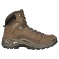 Lowa Wanderschuhe Renegade Mid LL (All-Terrain, gewachstes Nubuk, Lederfutter) espressobraun Herren